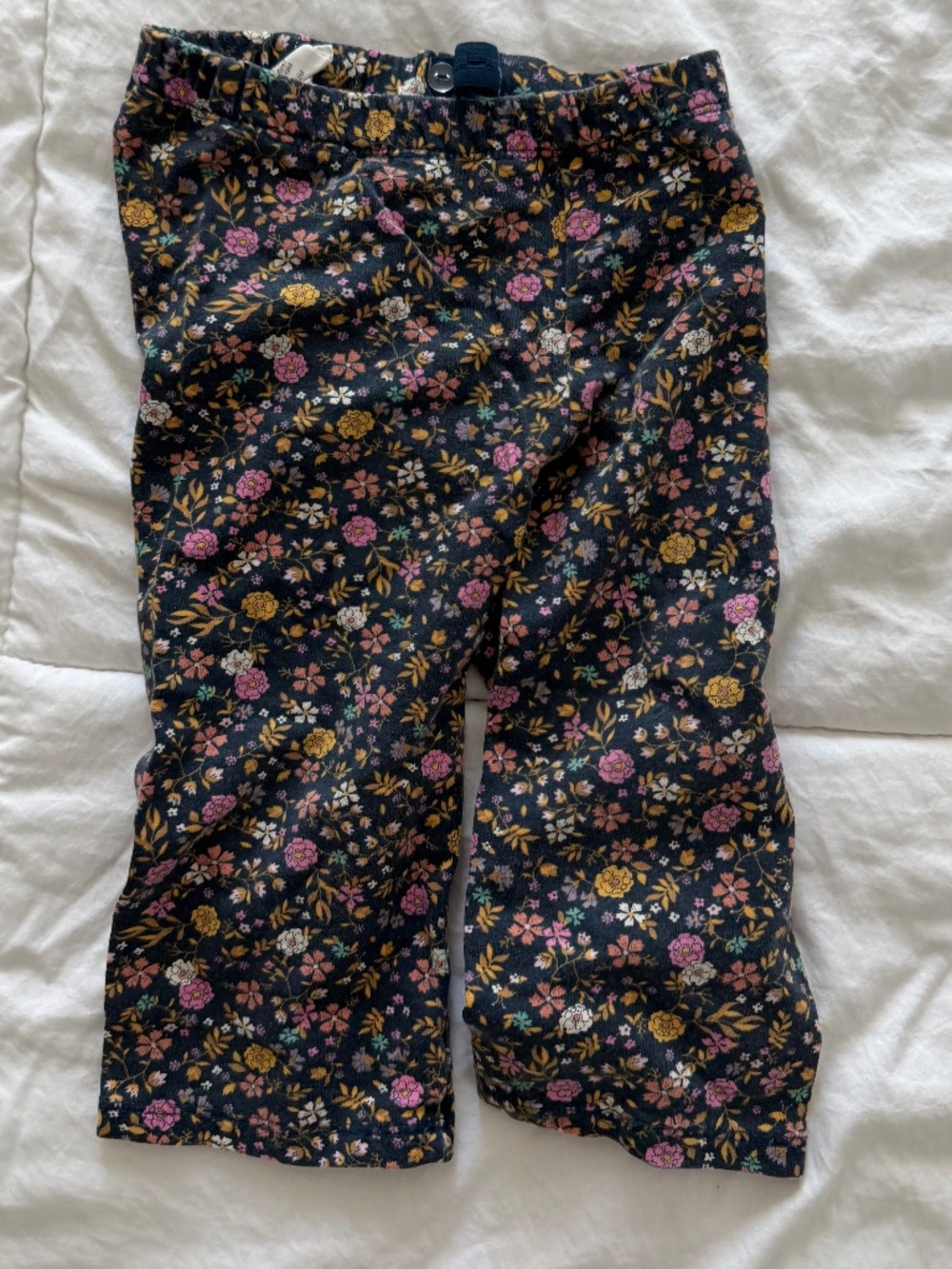 H&M Baby Girls Floral Flare Pants 9–12 Months